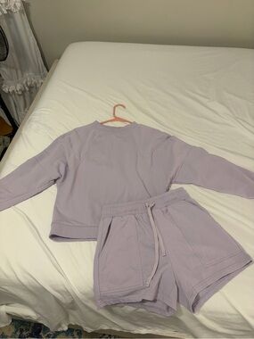 Lavender Lounge Set - Cozy Short & Top